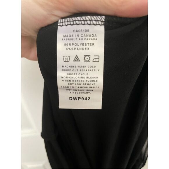 Drapers & Damons Womens Plus Size 2X Sleeveless Pullover Blouse Tank Black NWT - Picture 3 of 3